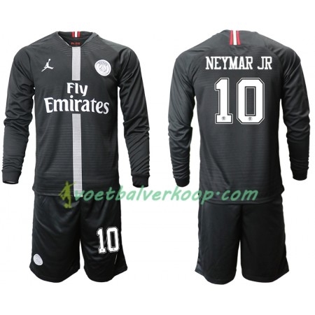 Paris Saint Germain NEYMAR JR 10 Jodan Zwart Kind Third Tenue 2018/2019 Lange Mouw Paris Saint Germain NEYMAR JR 10 Jodan Zwart Kind Third Tenue 2018/2019 Lange Mouw